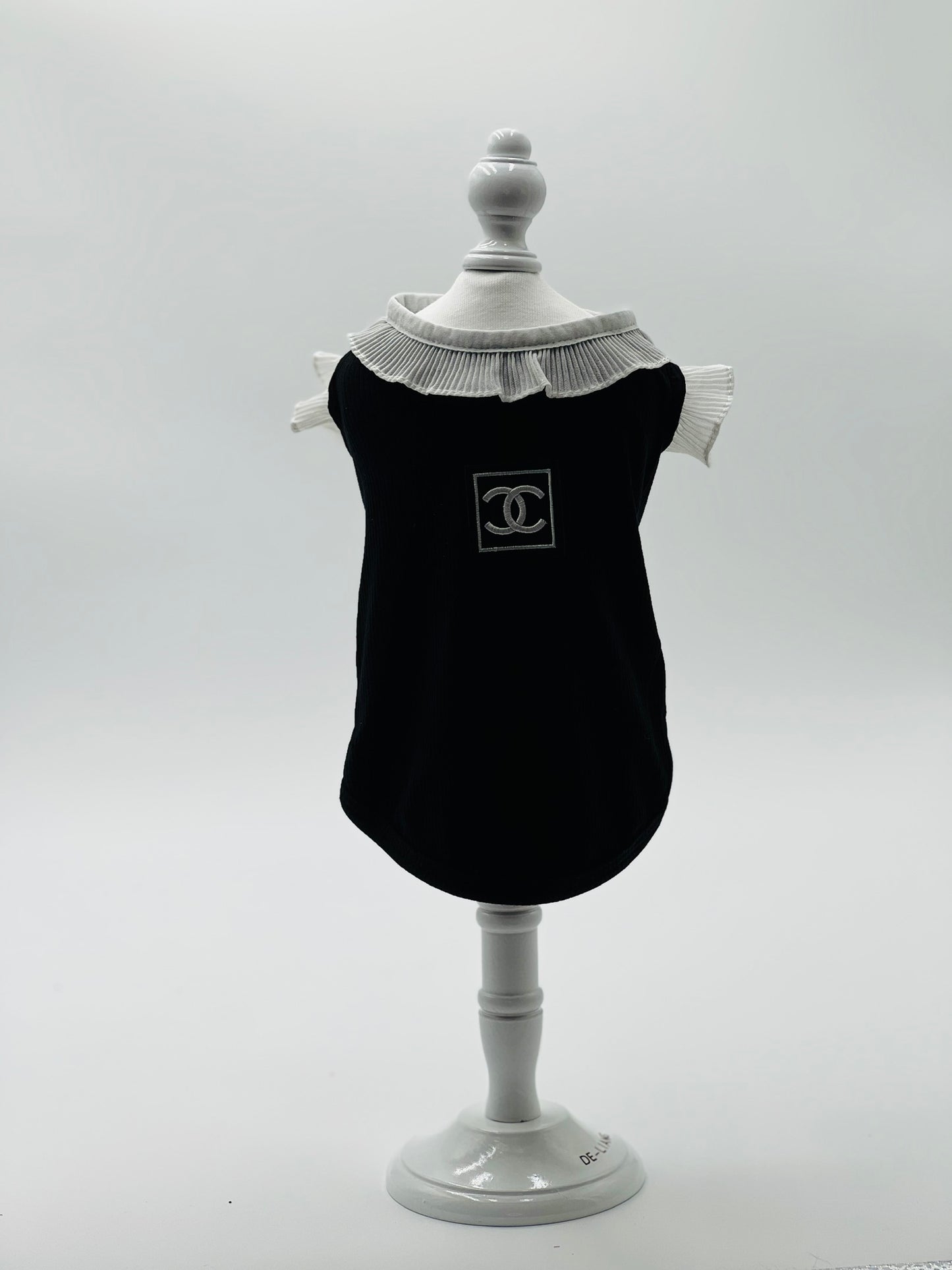 Designer Black & White T-Shirt Dress